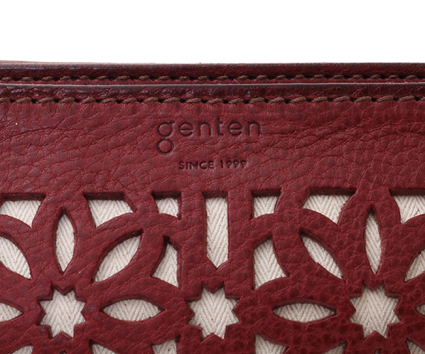 ペブルカットワーク ショルダーバッグ 革財布 バッグのgenten ゲンテン オンラインショップ