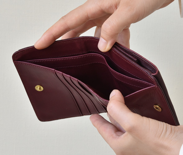 【web限定】フレスコ　二つ折財布 詳細画像