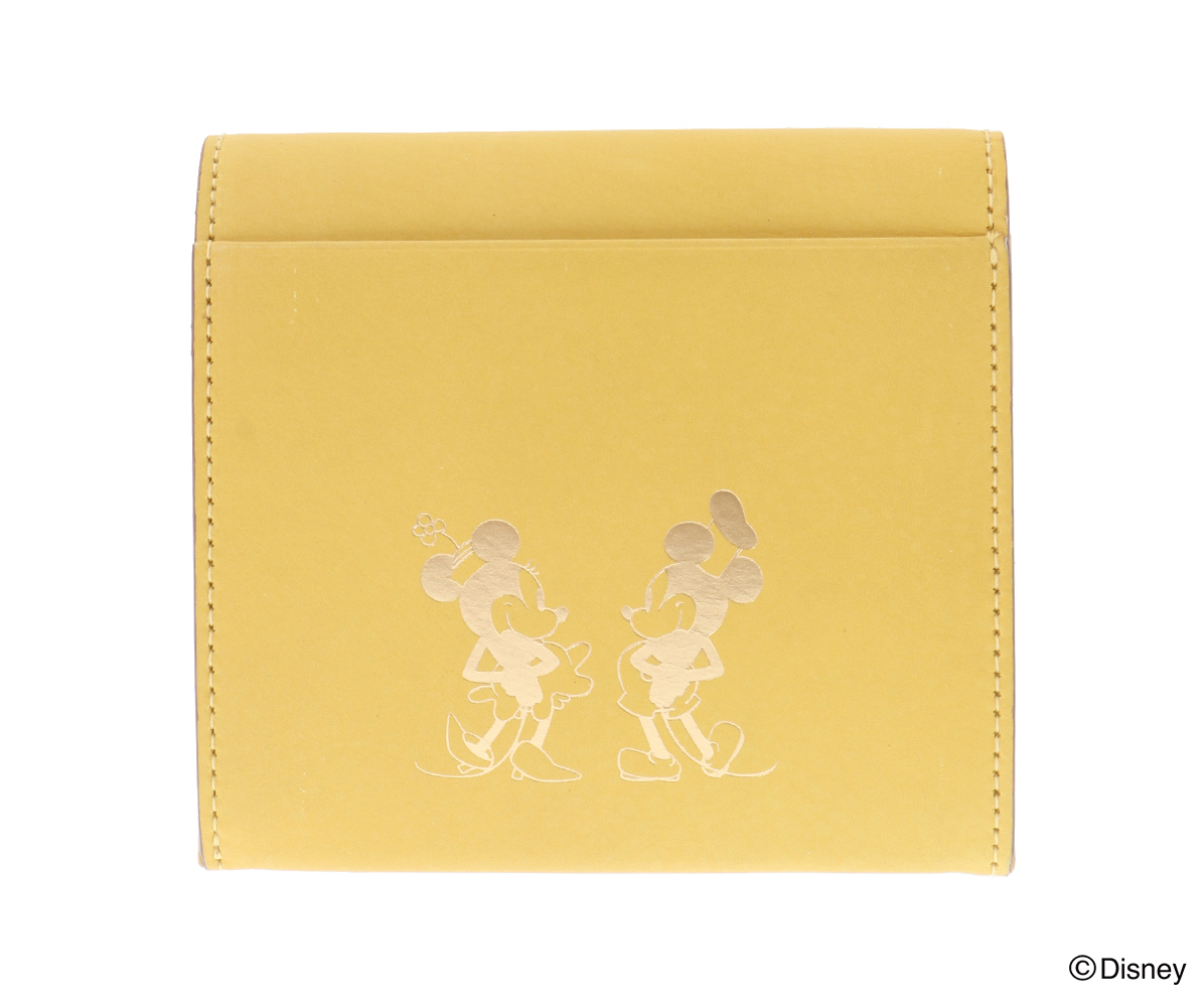 当季大流行 【新品未使用】ゲンテン　ミッキーマウス&ミニーマウス　2つ折り財布 折り財布