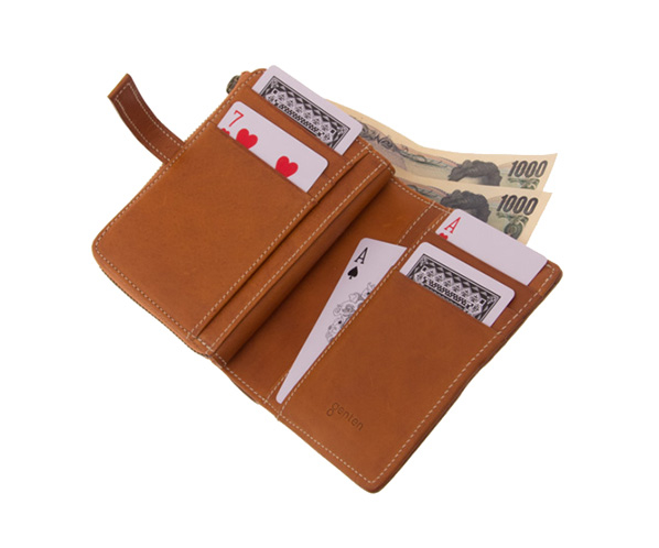 カットワーク 二つ折り財布｜商品一覧 | 革財布、バッグのgenten ...