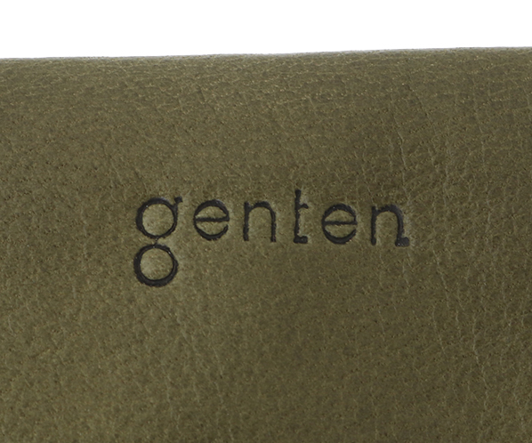 【極美品】ゲンテン ゴートベーシック 二つ折り財布 カーキ