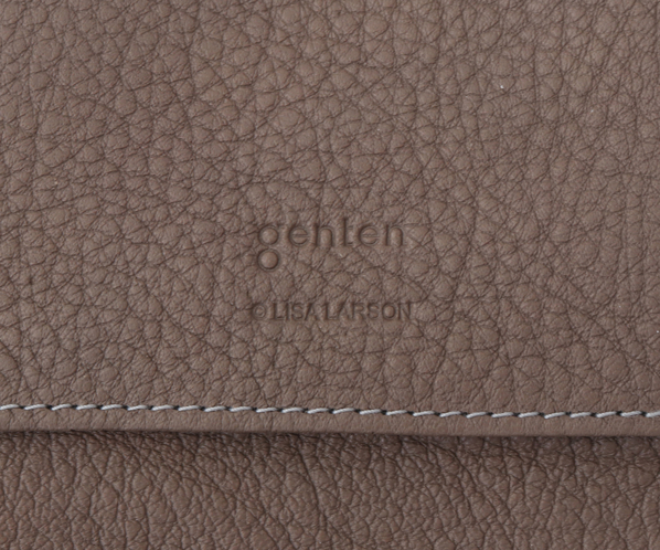 genten×LISA LARSON ソフト刺繍口金二つ折り財布「はりねずみ」 詳細画像 グレー 12