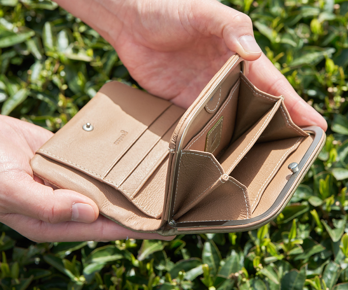 茶月 2つ折り財布｜商品一覧 | 革財布、バッグのgenten(ゲンテン  