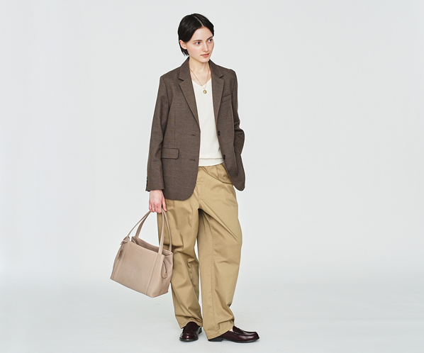 【新色】ゴートベーシック ミドルトート 詳細画像 サンドベージュ 21