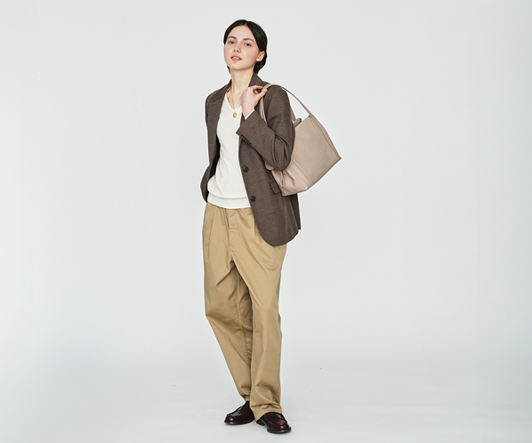 【新色】ゴートベーシック ミドルトート 詳細画像 サンドベージュ 22