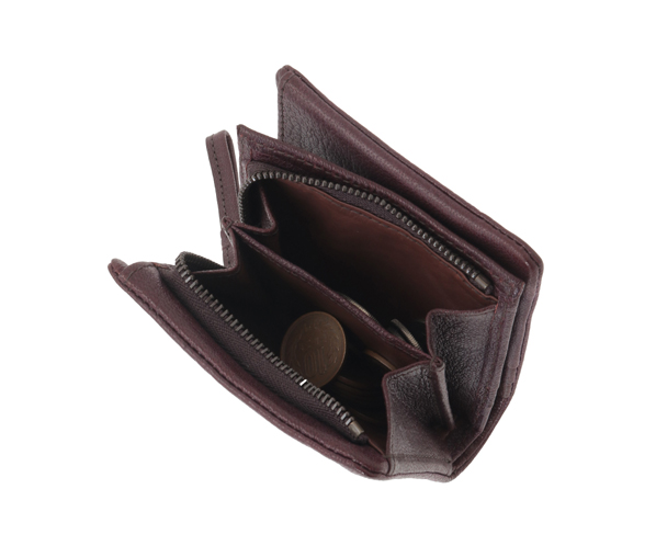 【新色】ゴートベーシック 二つ折り財布 詳細画像 ダークブラウン 12