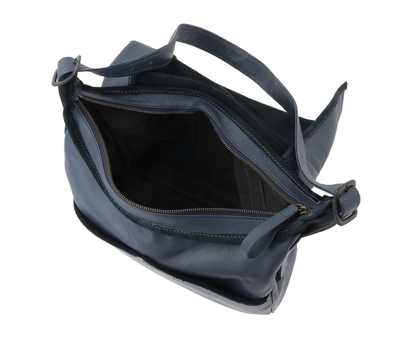 ホースレザーバッグA4ショルダー 詳細画像 ブルーグレー 9