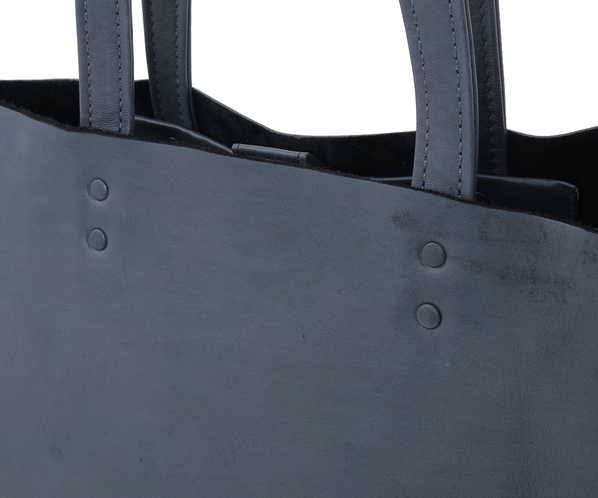 ホースレザーバッグトート（大） 詳細画像 ブルーグレー 5