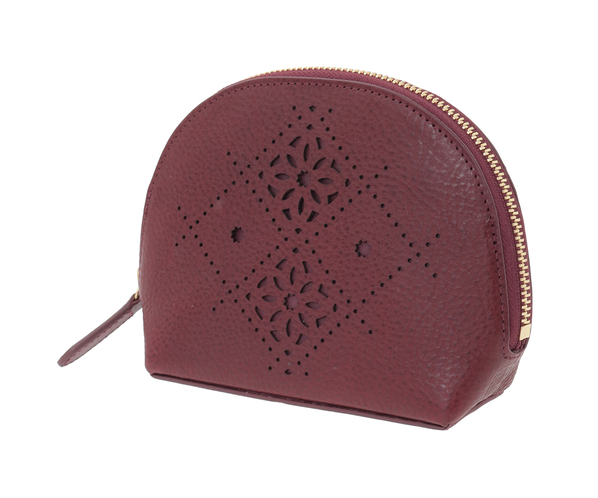 アーガイルカットワーク ポーチ