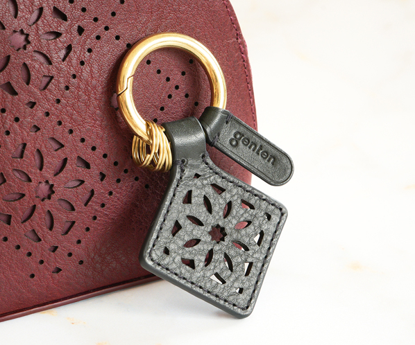 アーガイルカットワーク キーリング 詳細画像 ネイビーブルー 20