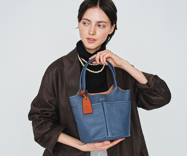 【新色】タスカ バケツ型トート 詳細画像 レトロブルー 20