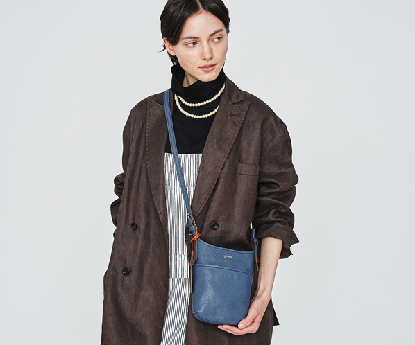 【新色】タスカ ミニショルダーバッグ 詳細画像 レトロブルー 21