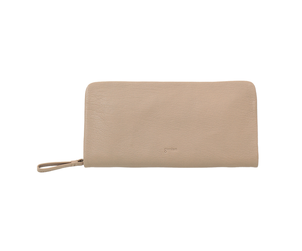 【新色】ゴートベーシック ラウンド長財布 詳細画像 サンドベージュ 2