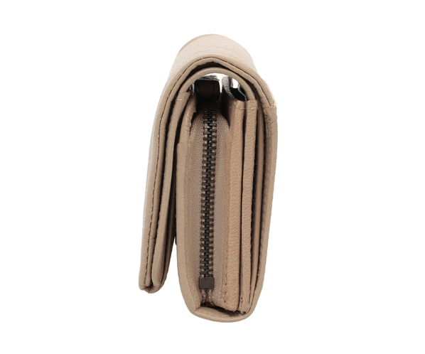 【新色】ゴートベーシック 二つ折り財布 詳細画像 サンドベージュ 3