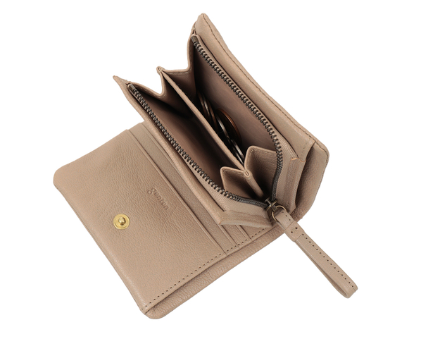 【新色】ゴートベーシック 二つ折り財布 詳細画像 サンドベージュ 10