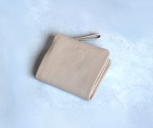 【新色】ゴートベーシック 二つ折り財布 詳細画像 サンドベージュ 20