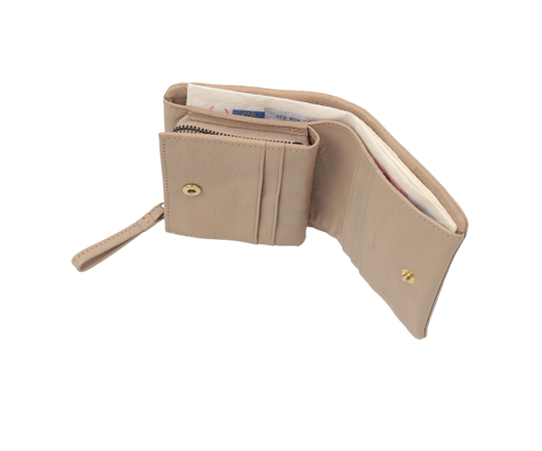 【新色】ゴートベーシック 二つ折り財布 詳細画像 サンドベージュ 9