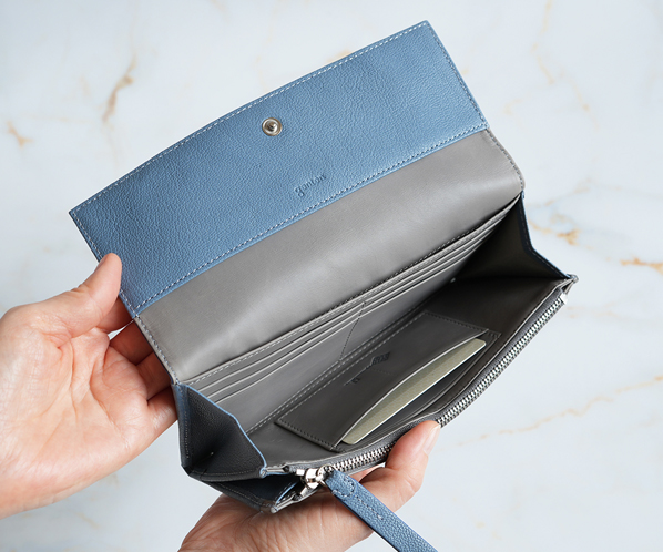 モルトフレスコ 長財布 詳細画像 デニムブルー 21