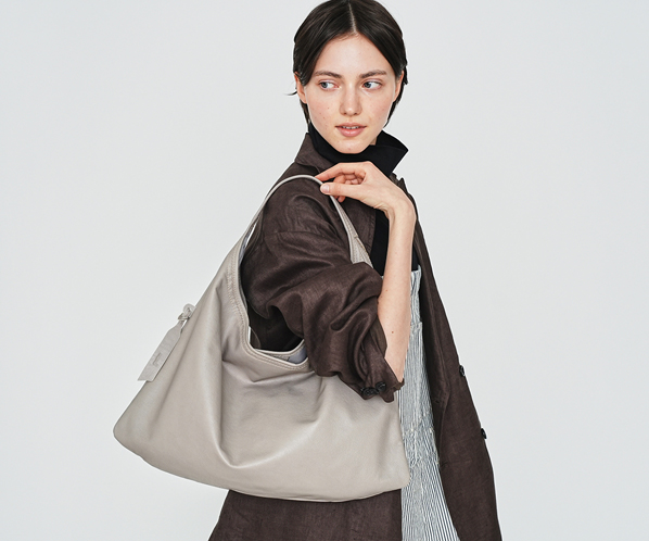 フェザートートバッグ　ワンショルダーバッグ 詳細画像 ライトグレー 20