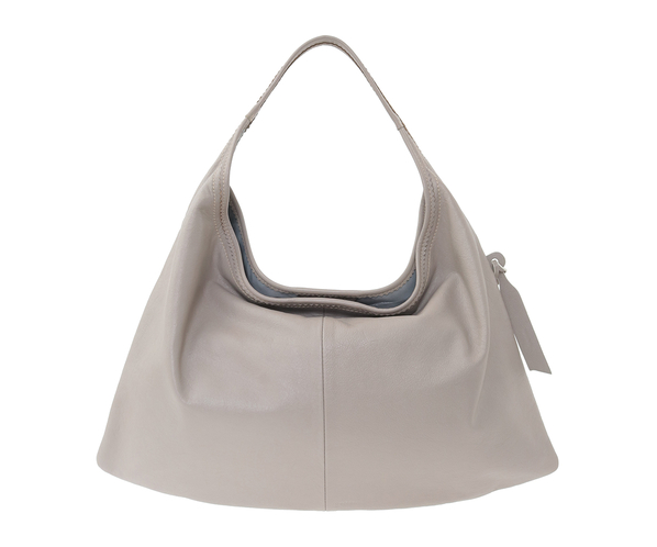フェザートートバッグ　ワンショルダーバッグ 詳細画像 ライトグレー 4