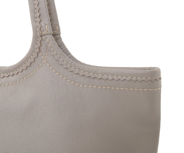フェザートートハンドバッグ 詳細画像 ライトグレー 5