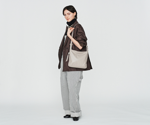 フェザートートバッグ　2wayショルダーバッグ 詳細画像 ライトグレー 23