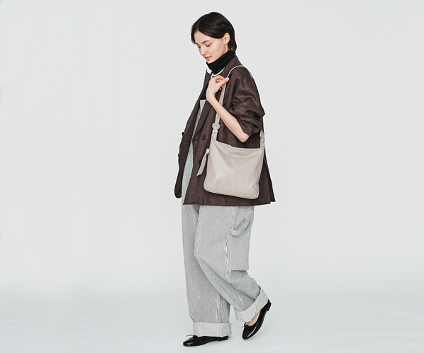 フェザートートバッグ　2wayショルダーバッグ 詳細画像 ライトグレー 25