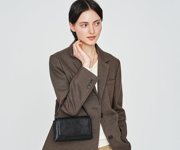 エッセンシャルゴート 2WAYポシェット 詳細画像 クロ 20