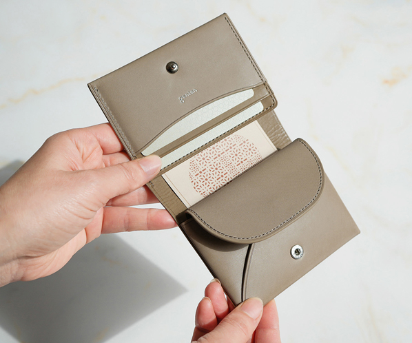 パルマ ミニ財布 詳細画像 サンドグレー 21