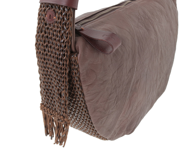 アマカ ショルダーバッグ小 詳細画像 ダークブラウン 7