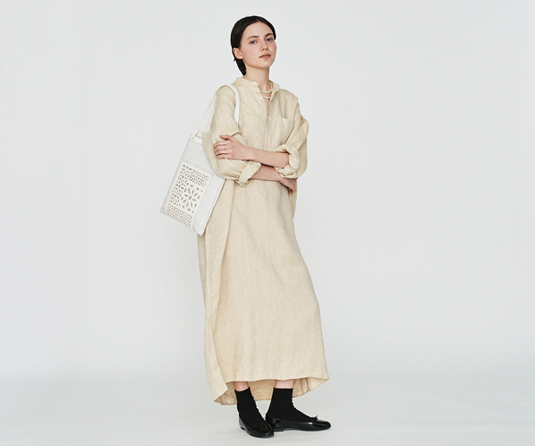 タペストリーカットワーク トートバッグ 詳細画像 アイボリー 22