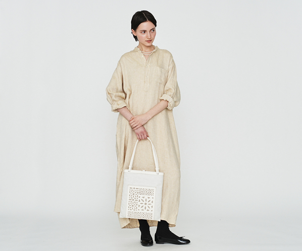 タペストリーカットワーク トートバッグ 詳細画像 アイボリー 24