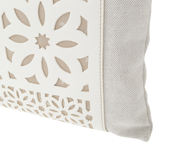 タペストリーカットワーク トートバッグ 詳細画像 アイボリー 7