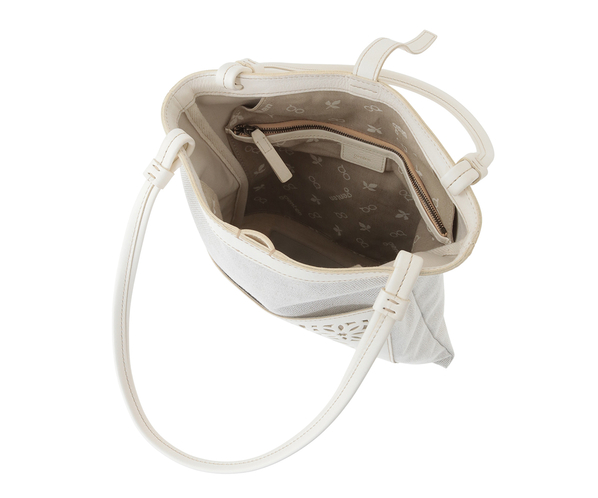 タペストリーカットワーク トートバッグ 詳細画像 アイボリー 9