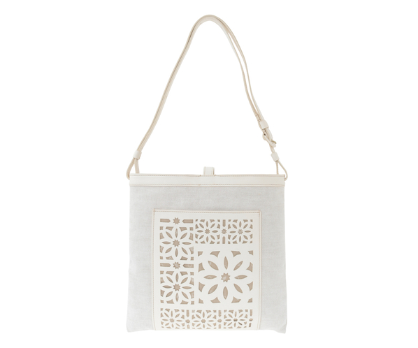 タペストリーカットワーク 2wayショルダーバッグ 詳細画像 アイボリー 2