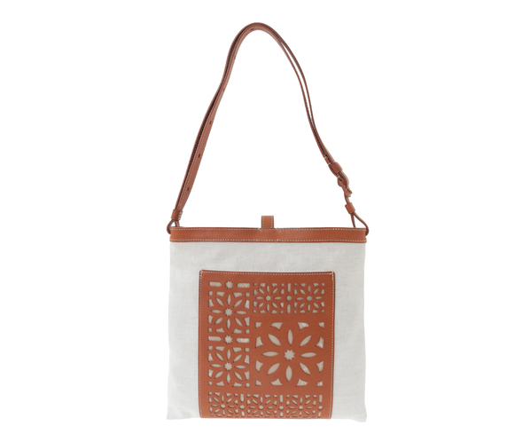 タペストリーカットワーク 2wayショルダーバッグ 詳細画像 チャ 2