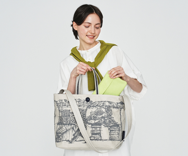 フルーツマーケット 2wayバッグ 詳細画像 グレー 23