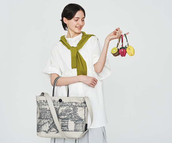 フルーツマーケット 2wayバッグ 詳細画像 グレー 24