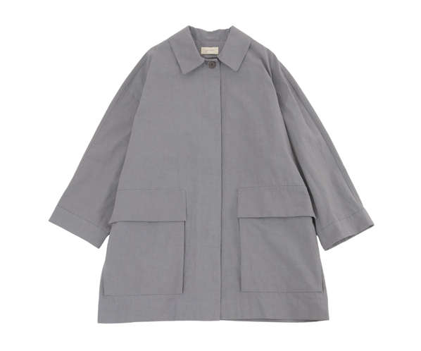 コットンワッシャーハーフコート