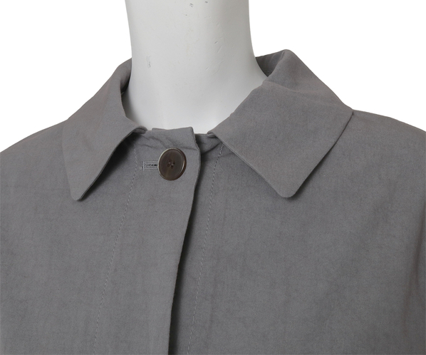 コットンワッシャーハーフコート 詳細画像 グレー 5