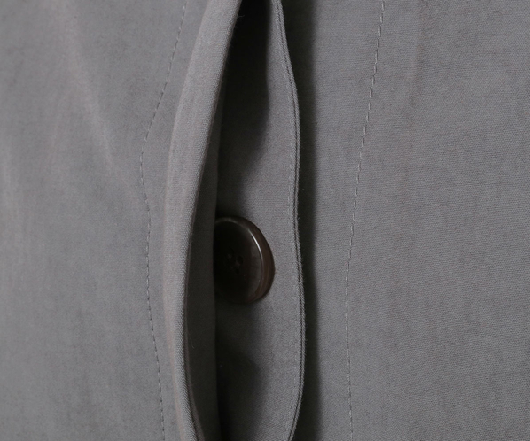 コットンワッシャーハーフコート 詳細画像 グレー 9