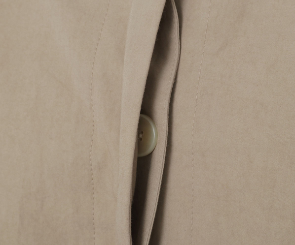 コットンワッシャーハーフコート 詳細画像 ベージュ 9