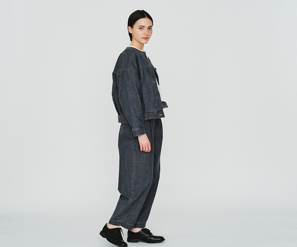 ブリーチデニムブルゾン 詳細画像 グレー 21