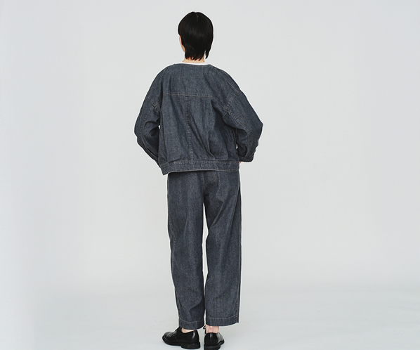 ブリーチデニムブルゾン 詳細画像 グレー 23