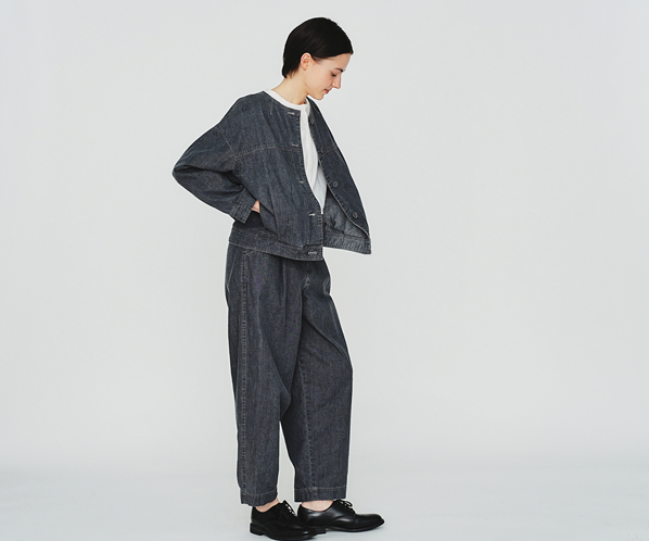 ブリーチデニムブルゾン 詳細画像 グレー 24