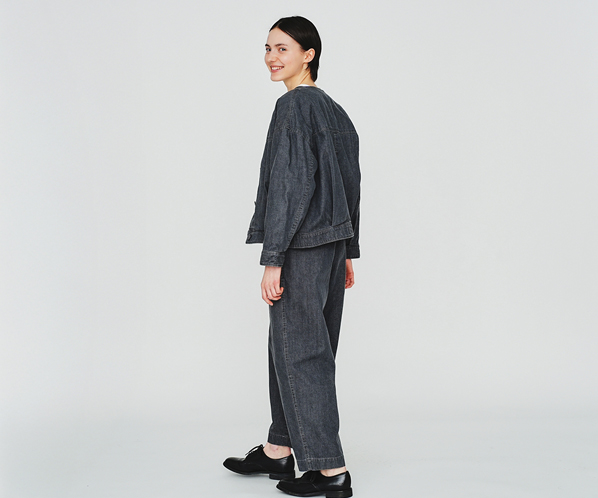 ブリーチデニムブルゾン 詳細画像 グレー 25