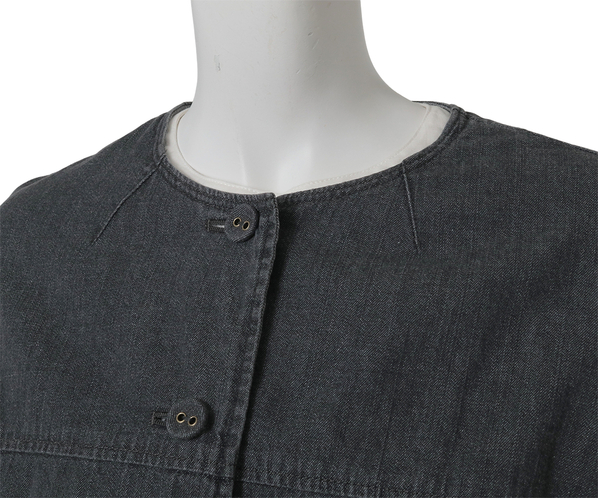 ブリーチデニムブルゾン 詳細画像 グレー 5