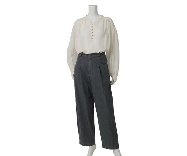 ブリーチデニムパンツ 詳細画像 グレー 10