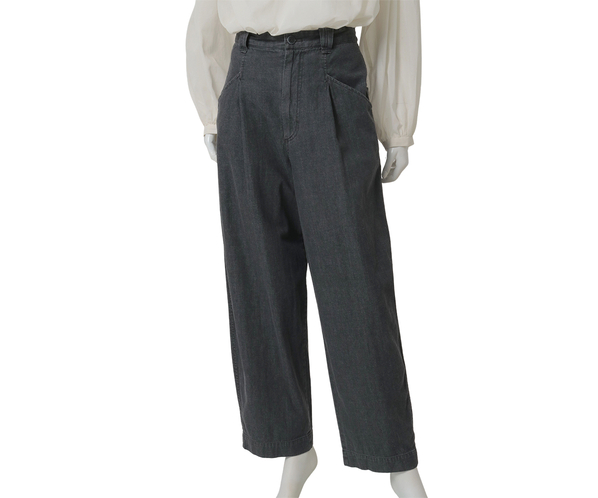 ブリーチデニムパンツ 詳細画像 グレー 2