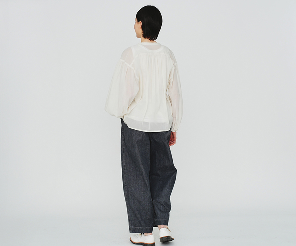 ブリーチデニムパンツ 詳細画像 グレー 23